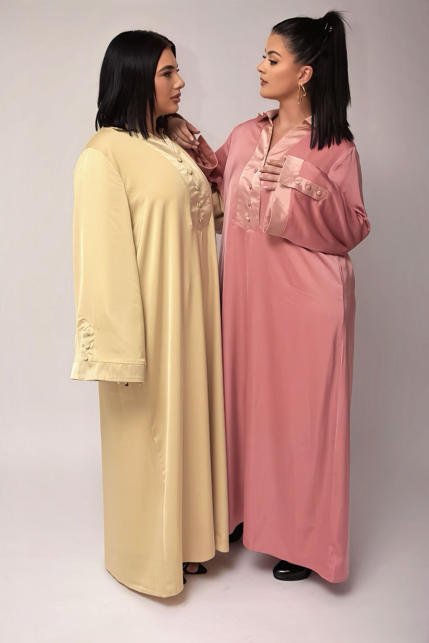 Robe Signature Contrastée – Jaune beurre