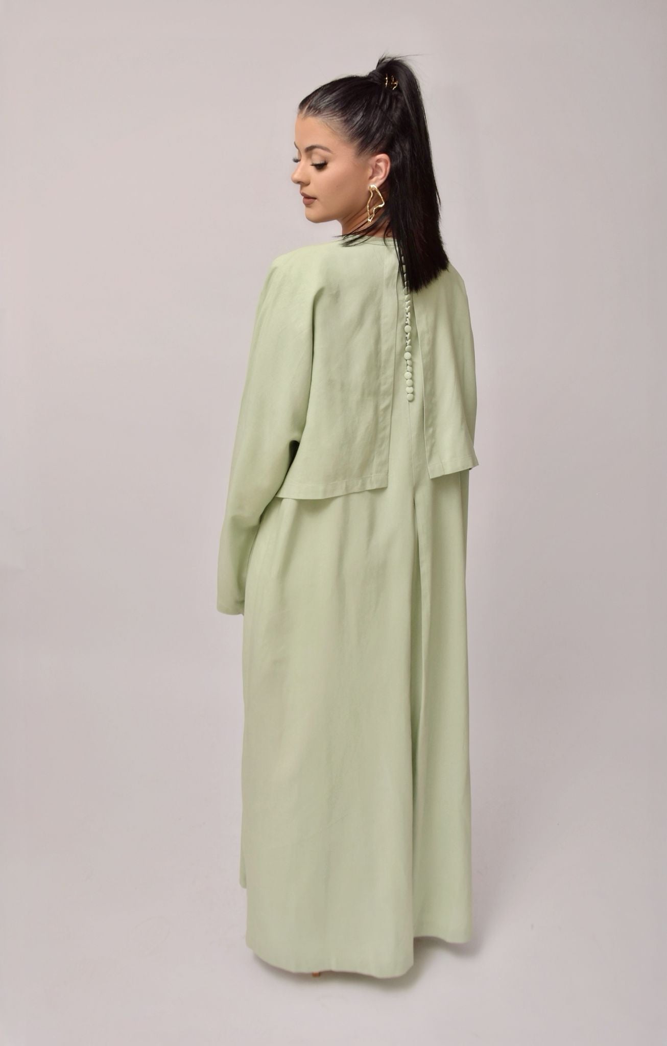 Kimono set Vert Sauge - Elégance Naturelle