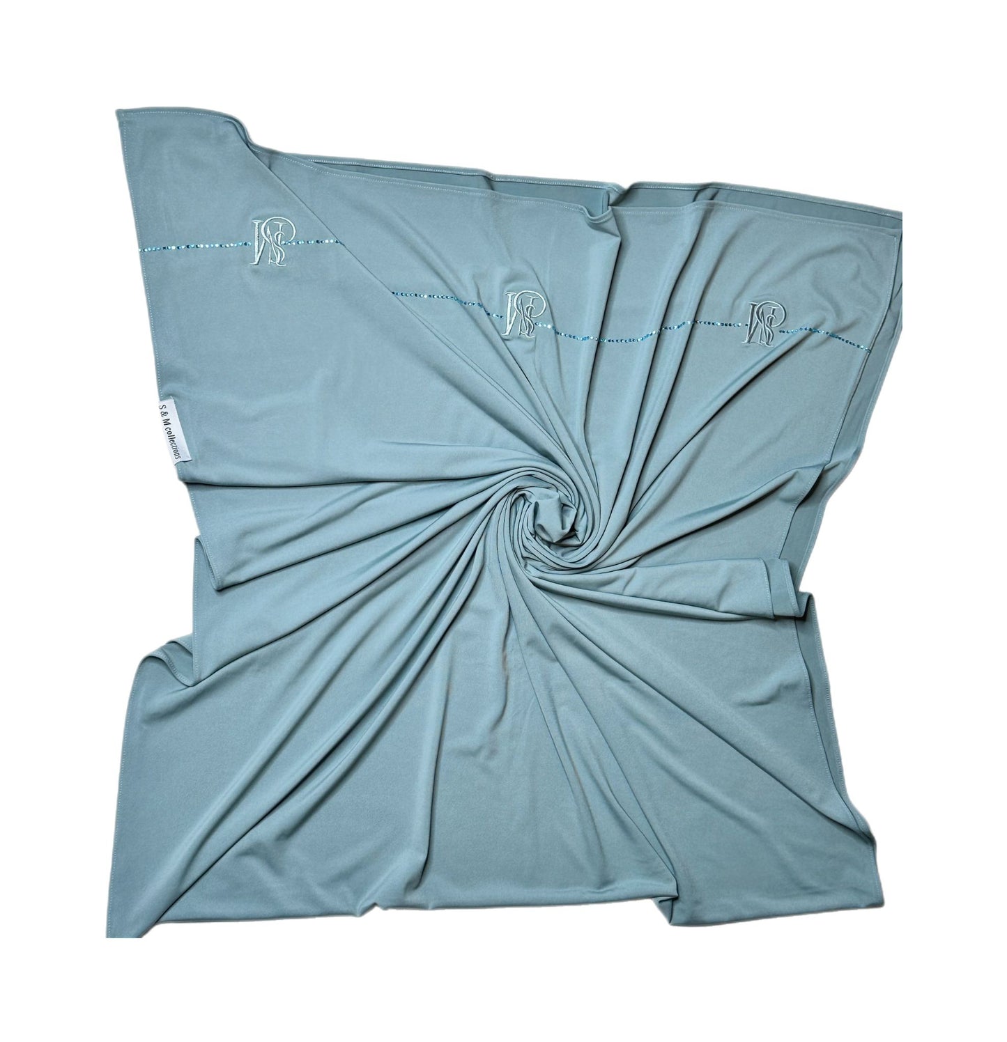 Scarf en Jersey Premium - Bleu Nuage