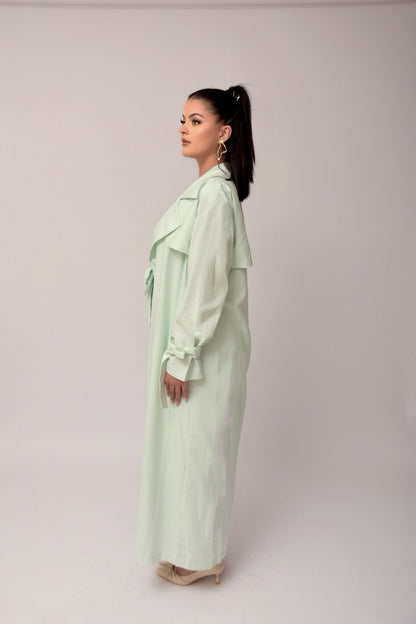 Tailored Kimono Set – Vert Opaline