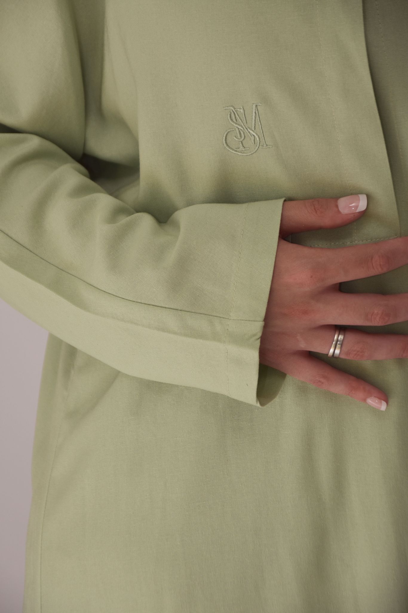 Kimono set Vert Sauge - Elégance Naturelle