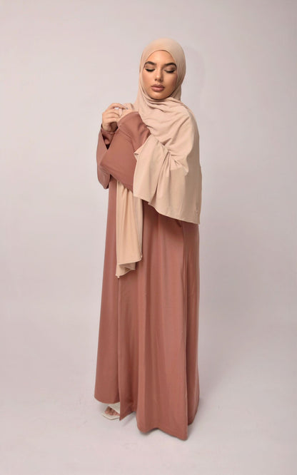 Kimono &amp; Abaya set in crepe satin