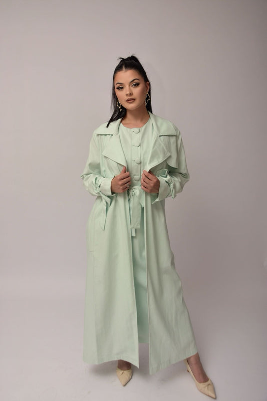 Tailored Kimono Set – Vert Opaline