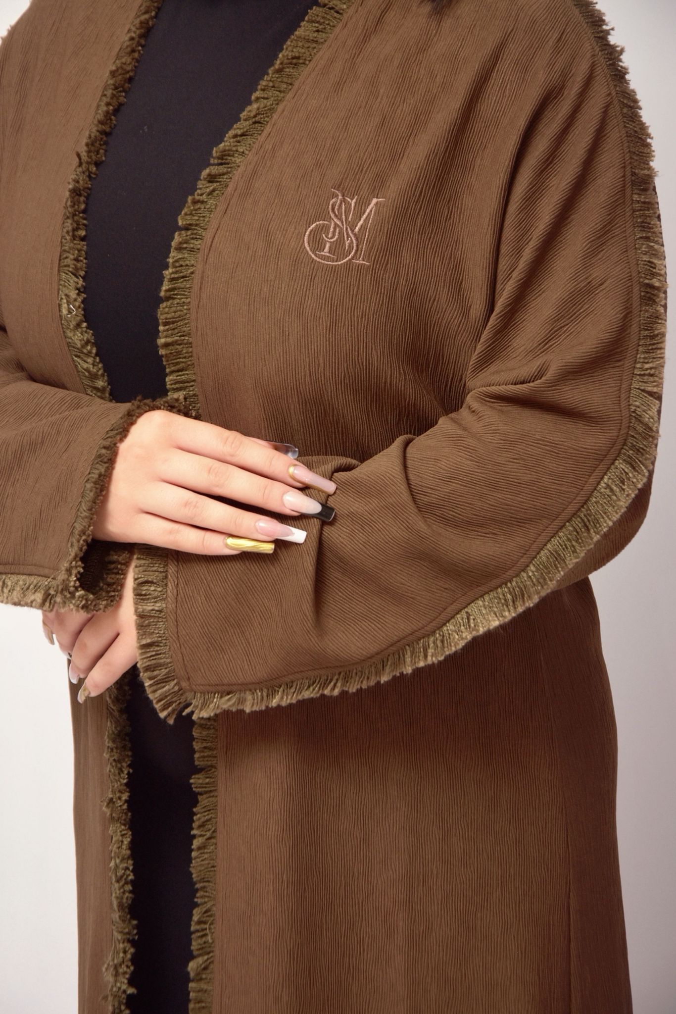 kimono - Long Coffee Brown Coat