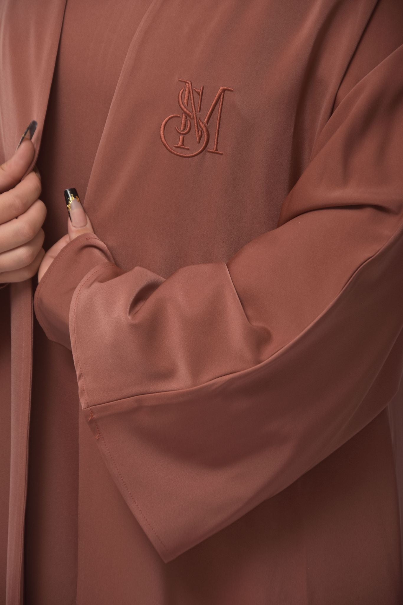 Kimono &amp; Abaya set in crepe satin