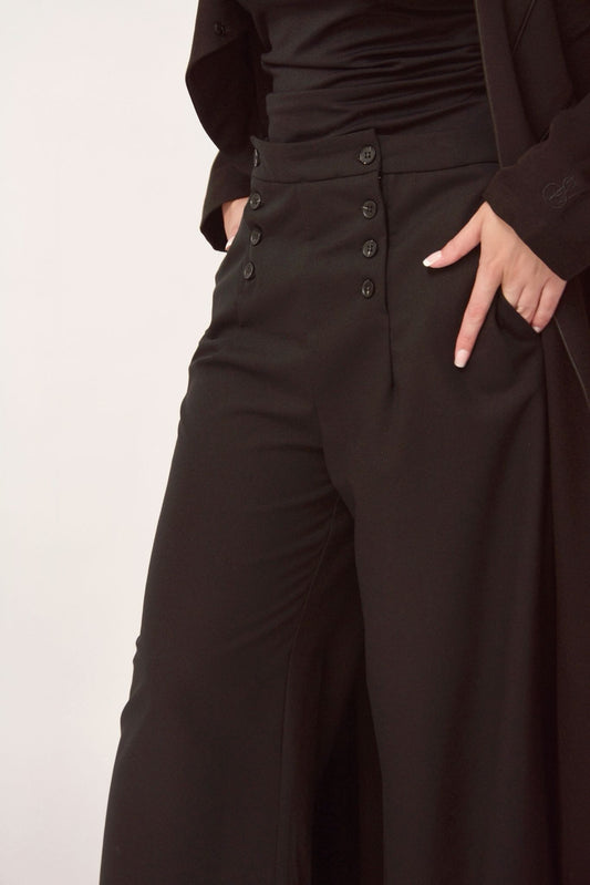 Pantalon Tailleur Élégant – Noir